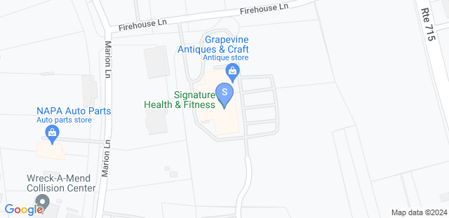 Map to Signature Health & Fitness